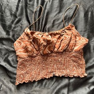 pacsun hearts crop top